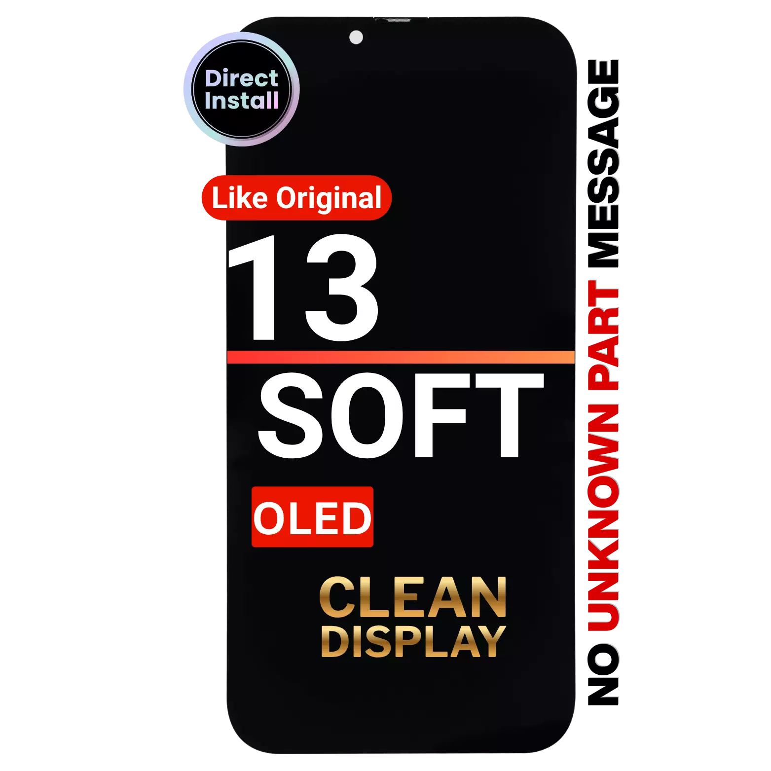 Diagnostics Soft OLED 120hz For Apple iPhone 13 : Soft OLED